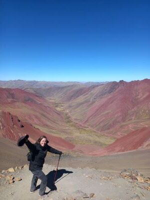 En el Valle Rojo, Perú.