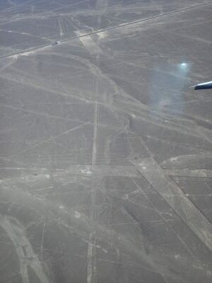 Líneas de Nazca desde el aire en la avioneta