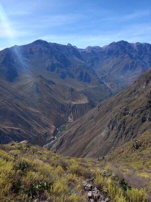 Foto de las vistas del Valle del Colca desde el mirador de Achachihua.