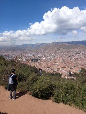 Vistas desde el mirador del Cristo Blanco en Cusco