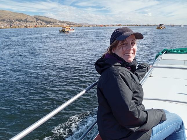 Lago Titicaca desde la lancha